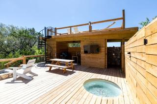 Peaceful Couples Yurt with Hot Tub in Dripping Springs, Texas - Hammetts Crossing - 6