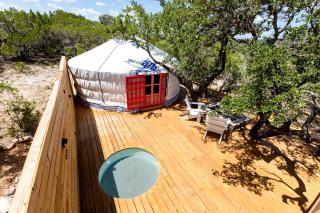 Cozy Yurt with Hot Tub Surrounded by Nature in Dripping Springs, Texas - Hammetts Crossing - 1