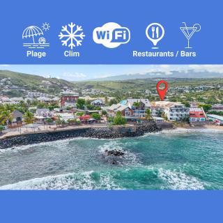 LaPlage - A 50m de la Plage-Restos-Bars-Ville - Saint-Paul - 0