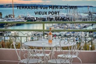 SUPERBE DUPLEX IDEALEMENT SITUE PROCHE PLAGES AVEC GRANDE TERRASSE VUE PORT !l A1B59 - Cannes - 0