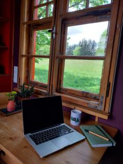 Benno der Wagen - kreativ gestaltetes Tiny House AM WALDRAND Nahezu Alleinlage Rennsteig Grünes Band NATUR PUR Hund willkommen - Tettau - 3