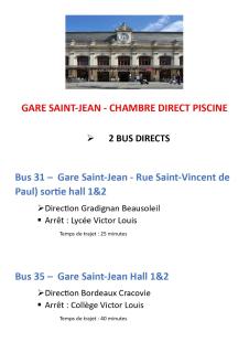 Chambre direct piscine - Talence - 6