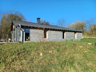 Chalet avec bain à remous à Saint-Loup-Terrier - - 9