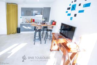 BNB TOULOUSE - Refuge urbain - Clim - Terrasse - Parking - WiFi - Proche transports - Toulouse - 9