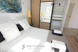BNB TOULOUSE - Refuge urbain - Clim - Terrasse - Parking - WiFi - Proche transports - Toulouse - 8
