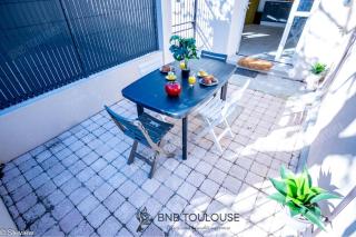 BNB TOULOUSE - Refuge urbain - Clim - Terrasse - Parking - WiFi - Proche transports - Toulouse - 5