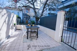 BNB TOULOUSE - Refuge urbain - Clim - Terrasse - Parking - WiFi - Proche transports - Toulouse - 4