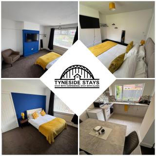 Contractor accommodation Newcastle city centre 7 beds WiFi and FREE parking - Elswick - 0