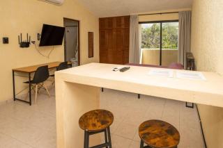 Compact Studio with Balcony Park View Casa Jurel - Cancún - 5