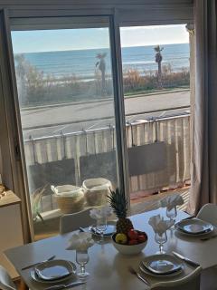 Face à la mer appartement vue mer Portiragnes plage proche Cap d'agde Vias Valras-plage Méditérranée - Portiragnes - 8