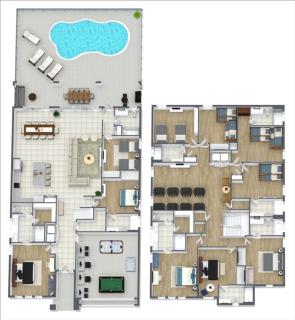 10 Bedrooms - 9 Bathrooms - Paradiso Grande 6080H - Orlando - 9