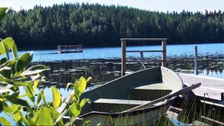 Glamping tent in a forest, lake view - Bjuråker - 7