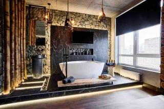 BLACK ROCK APART downtown 50 м2 улица Жилянская 68 метро Олимпийская - новый дом - Kiev - 0