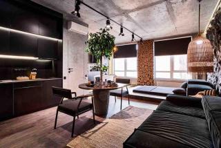 BLACK ROCK APART downtown 50 м2 улица Жилянская 68 метро Олимпийская - новый дом - Kiev - 6