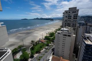 SHB - Magnífica vista ao mar no Gonzaga em Santos - 2
