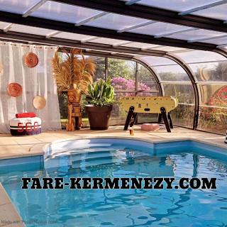 Fare-Kermenezy maison avec piscine chauffée - Locmaria-Grand-Champ - 9