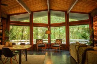 Mid-century Cabin Hideaway - Hot Tub & Fire Pit - Rhododendron - 0