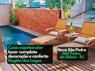 Casa encantadora com piscina e área gourmet - São Pedro da Aldeia RJ - São Pedro da Aldeia - 0