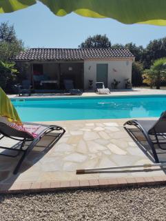 La Fontaine du Pas, dans Villa, 2 chambres Piscine 11x5 - 7