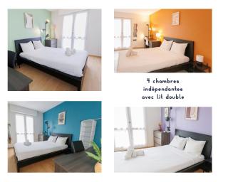 Grand Appartement 4chb centre-ville 8-10 personnes - Troyes - 9