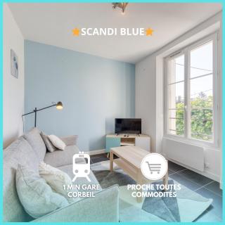 Le Scandi Bleu - Proche Gare Corbeil - Cozy Houses - Corbeil-Essonnes - 0