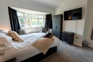 Double room in refurbished 5 bed home with WiFi and TV BW Room 4 - Solihull - 9