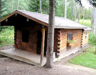 Riverbend Log Cabin Rental with Sauna in Southern Aroostook County, Maine - 0