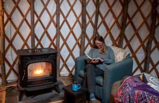 Luxury Yurt Rental Hidden in the Forest near Bristol, Vermont - 2