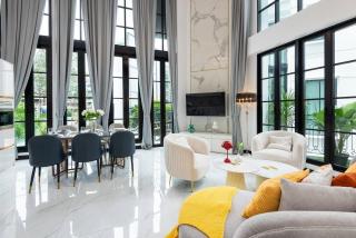 Stylish 7Beds Poolhouse with Cinema Lift - 2min to BTS - Amphoe Phra Khanong - 4