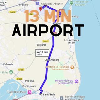 El Descansito - Mar y playa cerca del aeropuerto - Santa Pola - 1