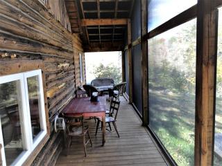 Simple and Spacious Log Cabin Rental on Working Ranch in Adirondacks - 1