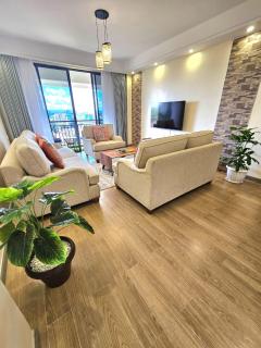 luxurious fully furnished two bedroom apartment with heated swimming pool fully equipped gym child play area and ample parking space and a relaxing rooftop with a breathtaking city views - Nairobi - 7