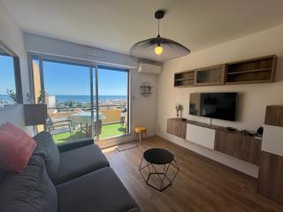 Studio à Sète avec vue mer, climatisation et parking privé - FR-1-338-617 - 0