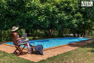 Nivaant Farms & Cottages - Nestled in lush greenery, offering a Swimming pool, Orchard, Jacuzzi & A spacious lawn with gazebo - Karjat - 9