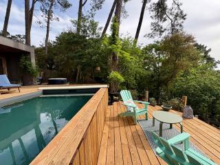 La Villa du Bout du Monde, Pool & Jacuzzi - Soorts-Hossegor - 6
