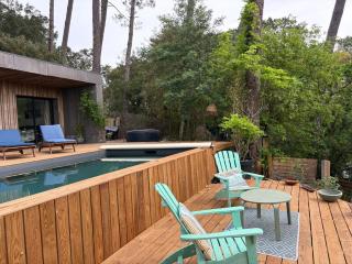 La Villa du Bout du Monde, Pool & Jacuzzi - Soorts-Hossegor - 3