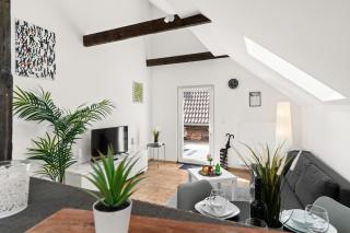 MOLA Apartments-Charmante Ferienwohnung im Herdecke Zentrum für 3 Personen-große Dachterrasse-Grill-Gratis Parken-WLAN - Herdecke - 0