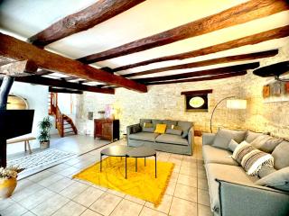 Authentic barn with view, heated pool, Wi-Fi - Daglan - 8