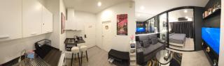 Free Airport Pick Up ! 12th Floor Cozy Studio Room, 5 mins walk to IconSiam & BTS - Bangkok - 4