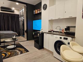 Free Airport Pick Up ! 12th Floor Cozy Studio Room, 5 mins walk to IconSiam & BTS - Bangkok - 7
