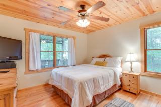 Game Room and 3-Story Deck at Lake Hiwassee Hideaway - Murphy - 3