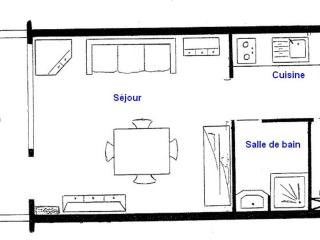 Studio cosy avec balcon sud, 2 étoiles, 3-4 pers, TV, lave-vaisselle, lave-linge - FR-1-293-132 - Hauteluce - 4
