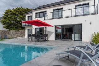 Villa avec piscine, vue mer, 200 m de la plage - Clohars-Carnoët - 1