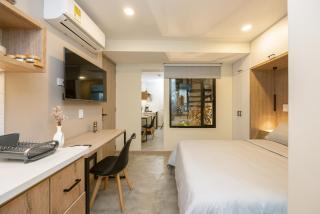 Aparta estudio en el Poblado - AC y Wi Fi - Medellín - 4