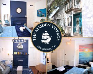 The Maiden Voyage - Themed Getaway, Steps to Forsyth, King Bed, Grill, Games, Picnic Basket - Savannah - 0