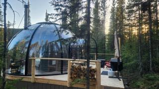 Rocky Mountain Escape Dome & Log Cabin Rentals - Rock Lake - Rock Lake Provincial Park - 4