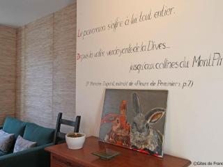 Appartement cosy au-dessus d'un café littéraire avec jardin et location de vélos, proche de Condé-en-Normandie - FR-1-497-93 - Ségrie-Fontaine - 7
