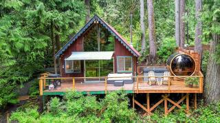 Luna's A-Frame - River & Spa - Granite Falls - 5