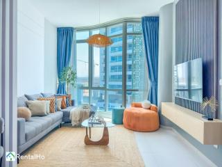 Amazing New Design Flat with Rooftop Pool in Dubai Marina 5 pax - 8