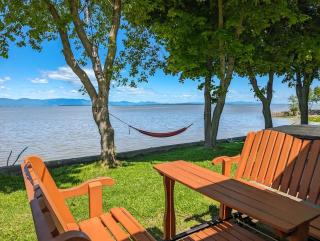 Chalet #7 Waterfront with Spa Fireplace Wifi & AC - Cap-Saint-Ignace - 9